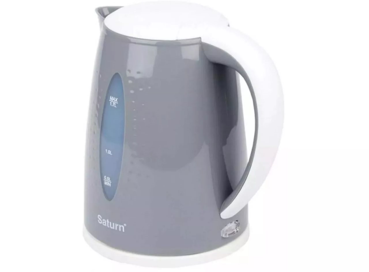 Image Fierbator de apa el. Saturn ST-EK8438U Gri deschis/Alb