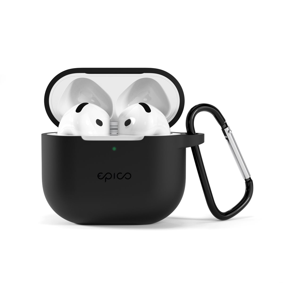 Image Husă EPICO din silicon pentru AirPods (Gen. 4), Black