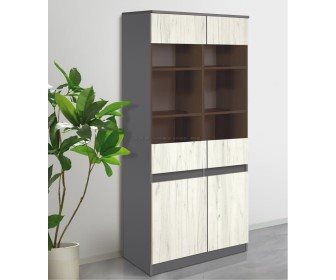 Image Витрина Modern Komfi 80cm (Slate Gray/Craft Oak White)