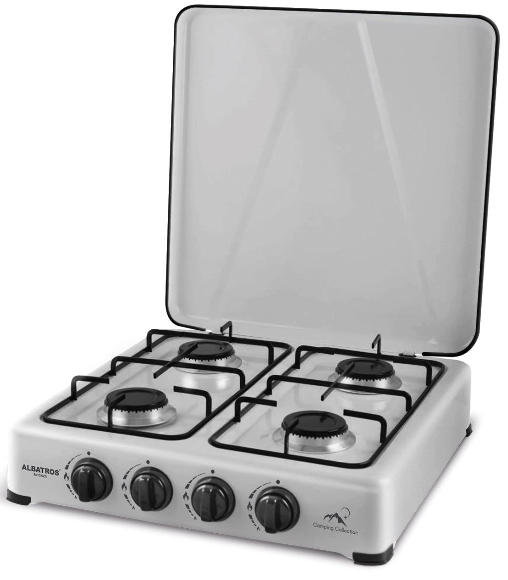 Image Настольная газовая плита Albatros APG42S (Silver)