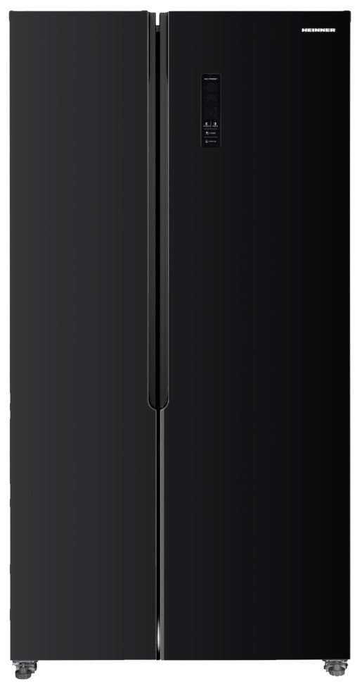 Image Frigider Heinner HSBS-HM442NFGBKE++ (Black)