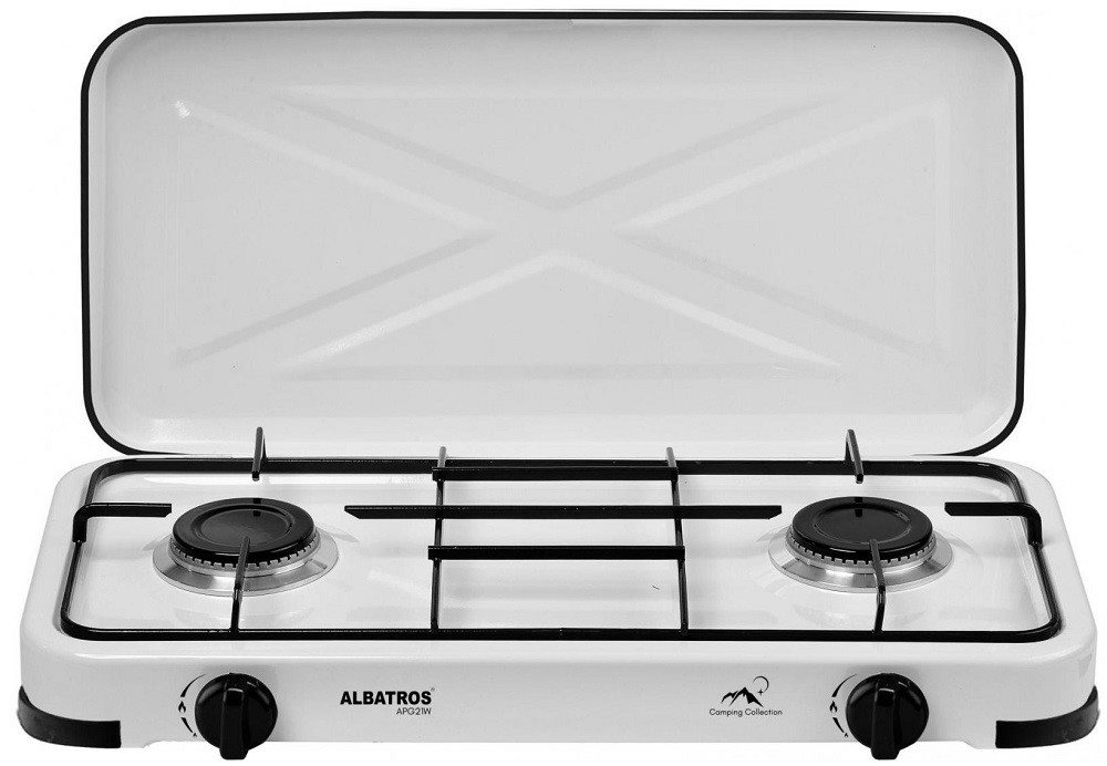 Image Настольная газовая плита Albatros APG21W (White)