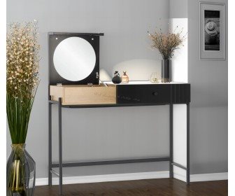 Image Туалетный столик Chomik PHO1619 (Black/Natural)