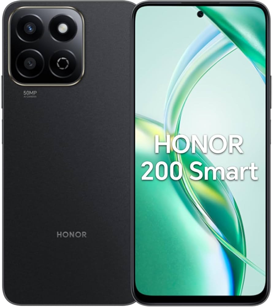 Image Телефон Honor 200 Smart 5G 4/256Gb Midnight Black