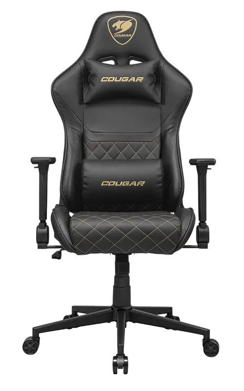 Image Scaun Gaming Cougar Armor One V2 GOLD F Black/Gold