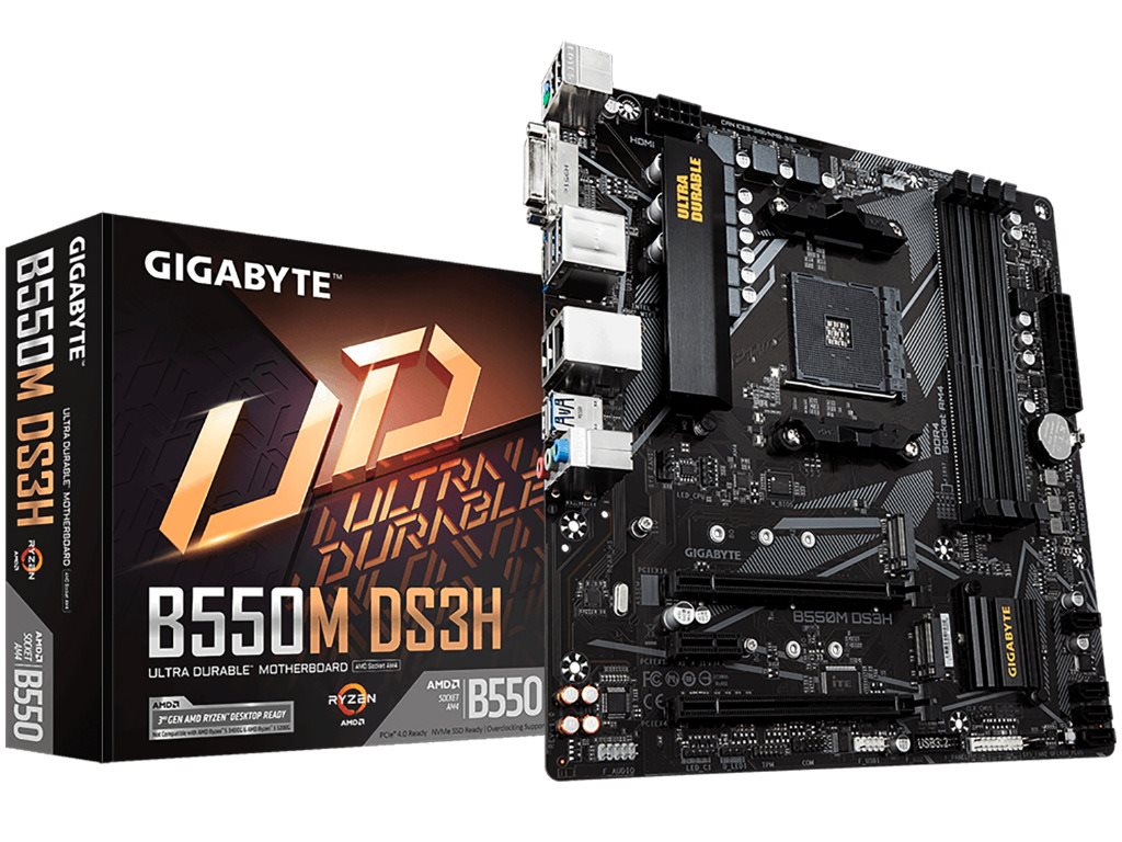Image Материнская плата Gigabyte B550M DS3H, 2.0 mATX