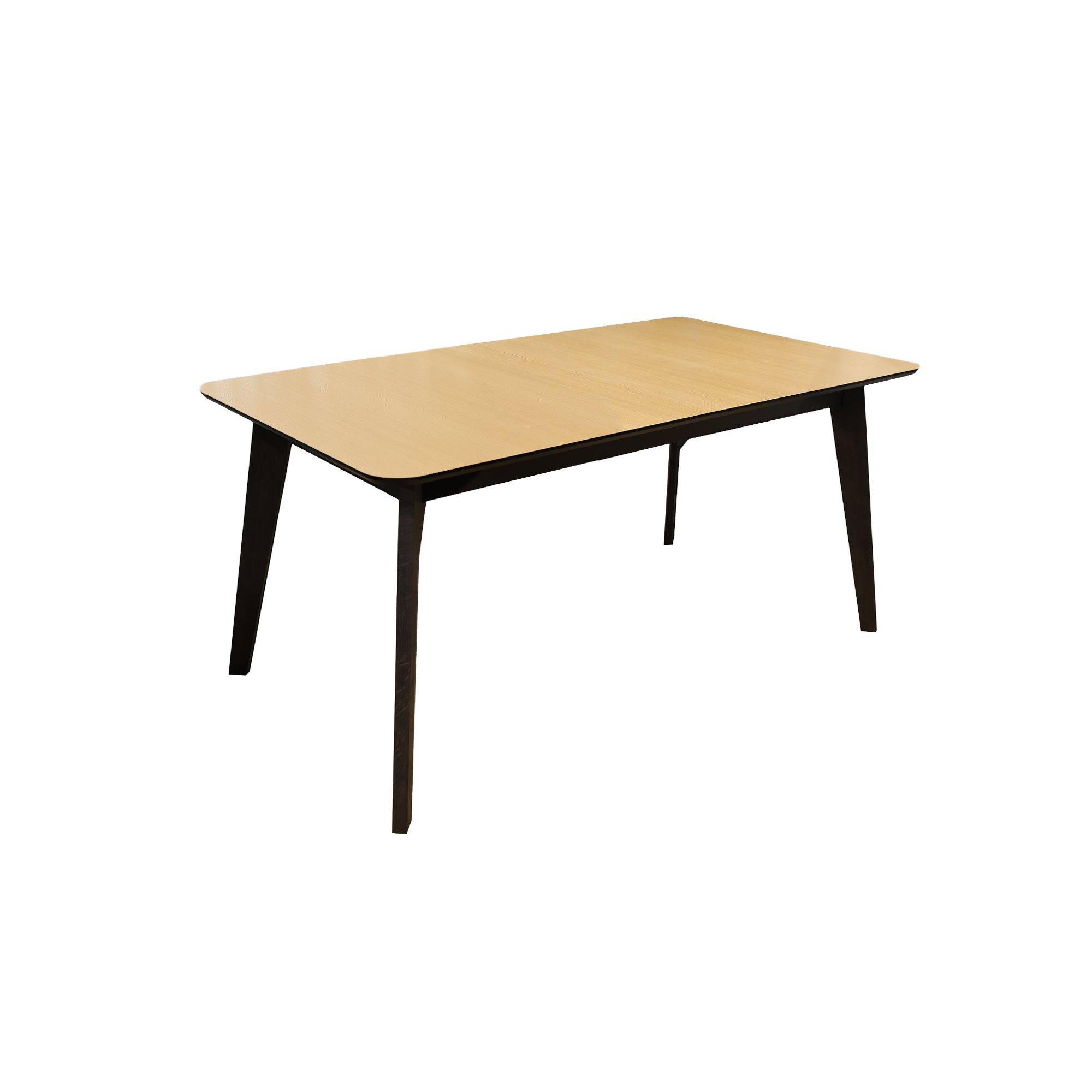 Image Pаздвижной стол Ori Natural + Black legs