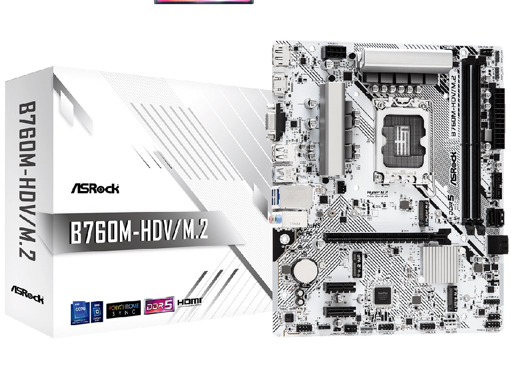 Image Материнская плата ASRock B760M-HDV/M.2
