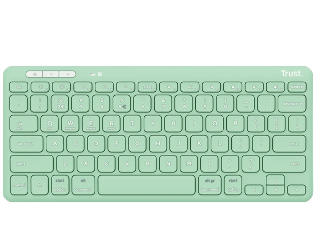 Image Клавиатура Trust Lyra Multi-Device Wireless US, Green