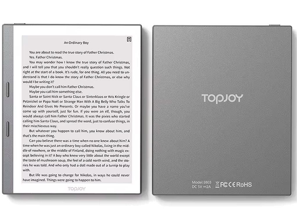 Image E-book reader 5.76" Top Joy E603 Black&White 32GB, Grey