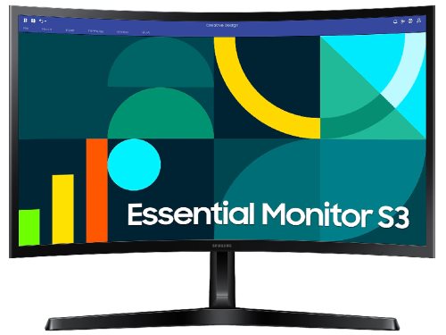 Image Monitor 23.8” SAMSUNG VA LED S24D366G Curved Black