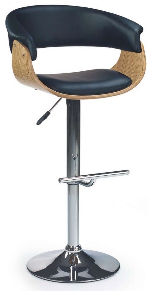 Image Scaun de bar Halmar H45 oak/black