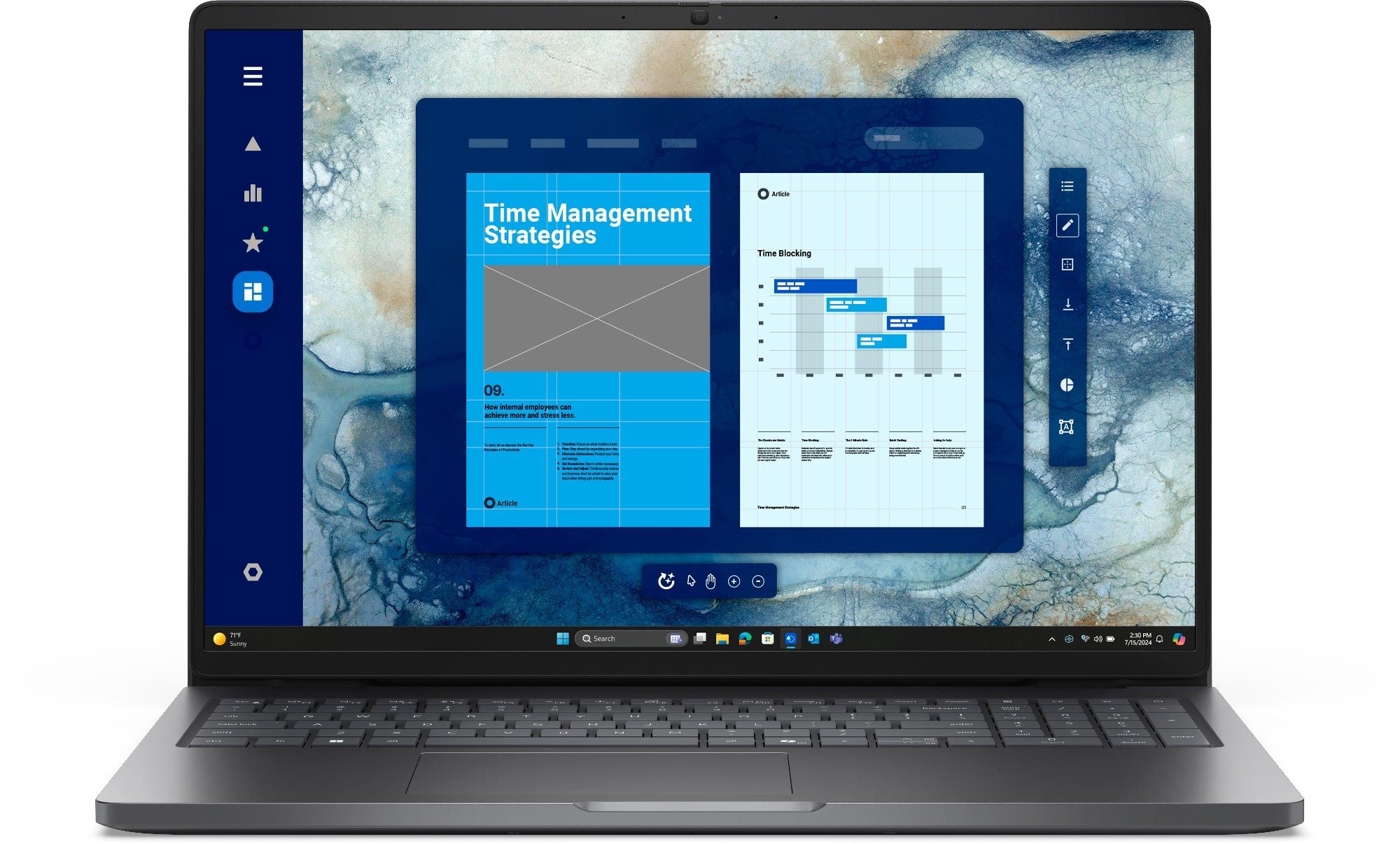 Image Ноутбук 16.0” DELL Pro 16/ AMD Ryzen 5 220/ 16GB/ 512B SSD/ Win11Pro