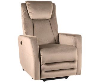 Image Fotoliu-recliner Signal Adonis Velvet (Dark Beige)