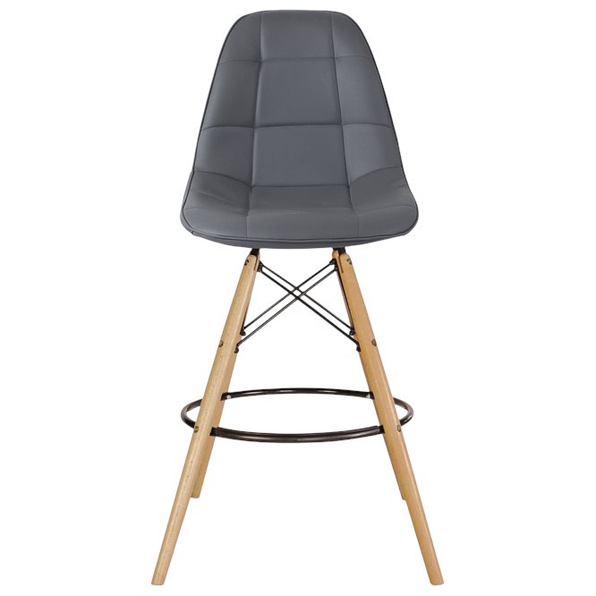 Image Барный стул Sunrise B-04 PU (Gray/Beech)