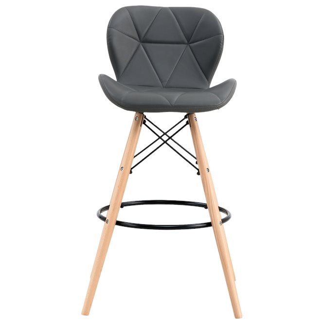 Image Барный стул Sunrise B-07 PU (Gray/Beech)