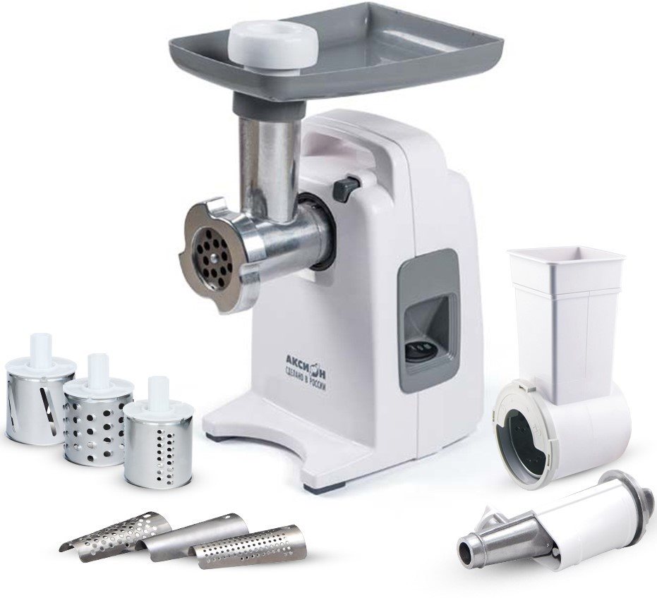 Image Mașină de tocat carne Аксион М321.02, White/Grey