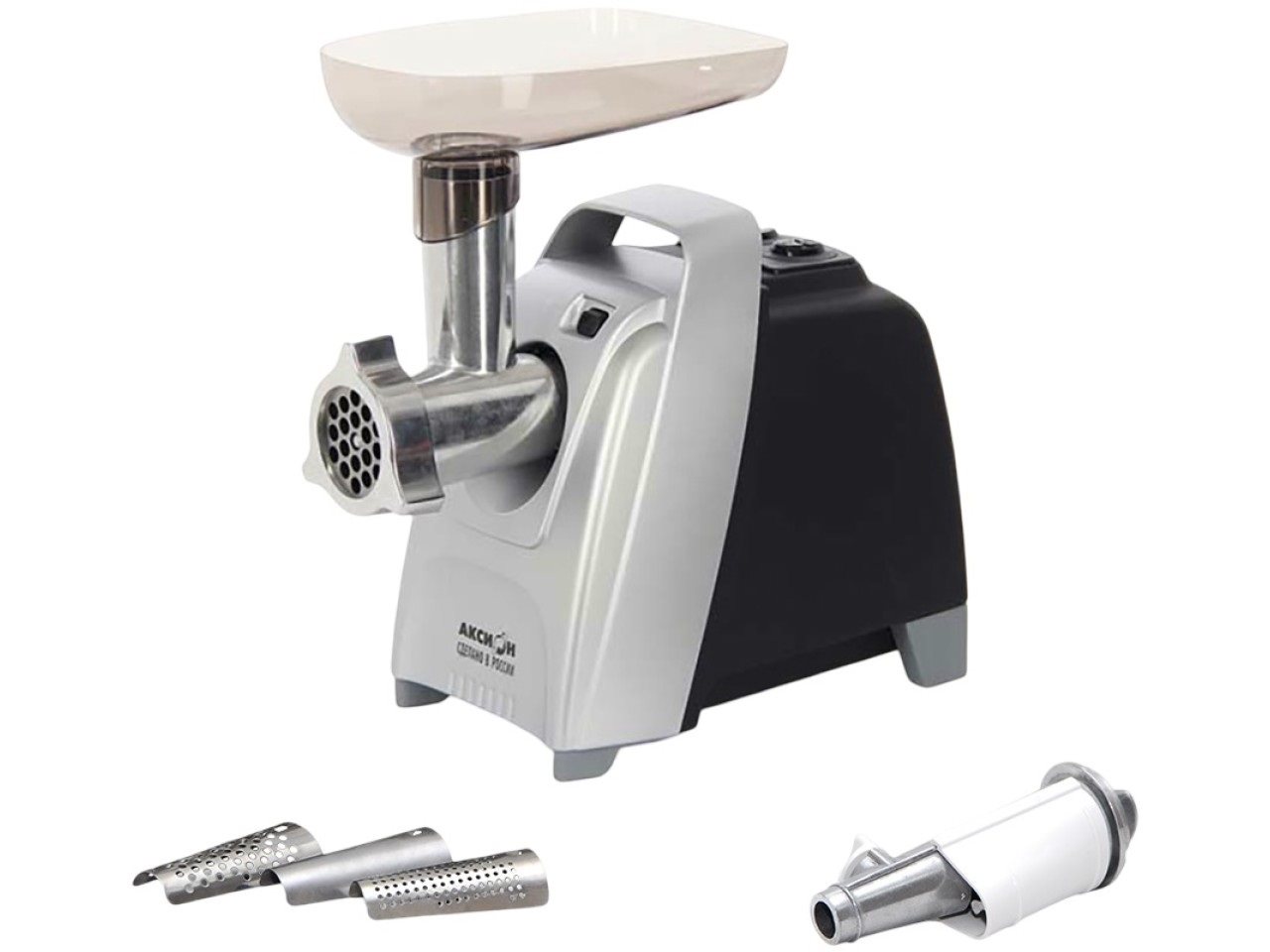 Image Mașină de tocat carne Аксион М61.04, Black/Silver