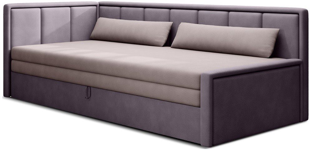 Image Диван Eltap Fulgeo Left Poco 101/Poco 41 (Pink Powder/Purple)