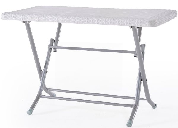 Image Стол складной Heniver Rattan, White