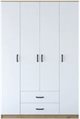 Image Dulap Mirage Meble BA112 4D2S (Walnut/White)