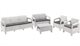 Image Комплект садовой мебели Heniver Novara 3+2+1+1+T, White