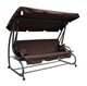 Image Скамья-качели с тентом Ramiz 8011 CB (Dark Brown)