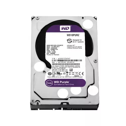 Image Hard disk 3.5" HDD 4.0TB  Western Digital WD40PURZ Caviar® Purple