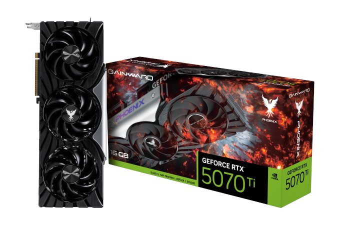 Image Видеокарта Gainward GeForce RTX 5070 Ti Phoenix V1 (16GB, GDDR7, 256bit)