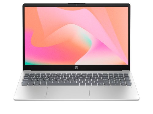 Image Laptop 15,6" HP AI 15, Natural Silver, Intel Core Ultra 5 225U, 16GB/1024GB, FreeDOS