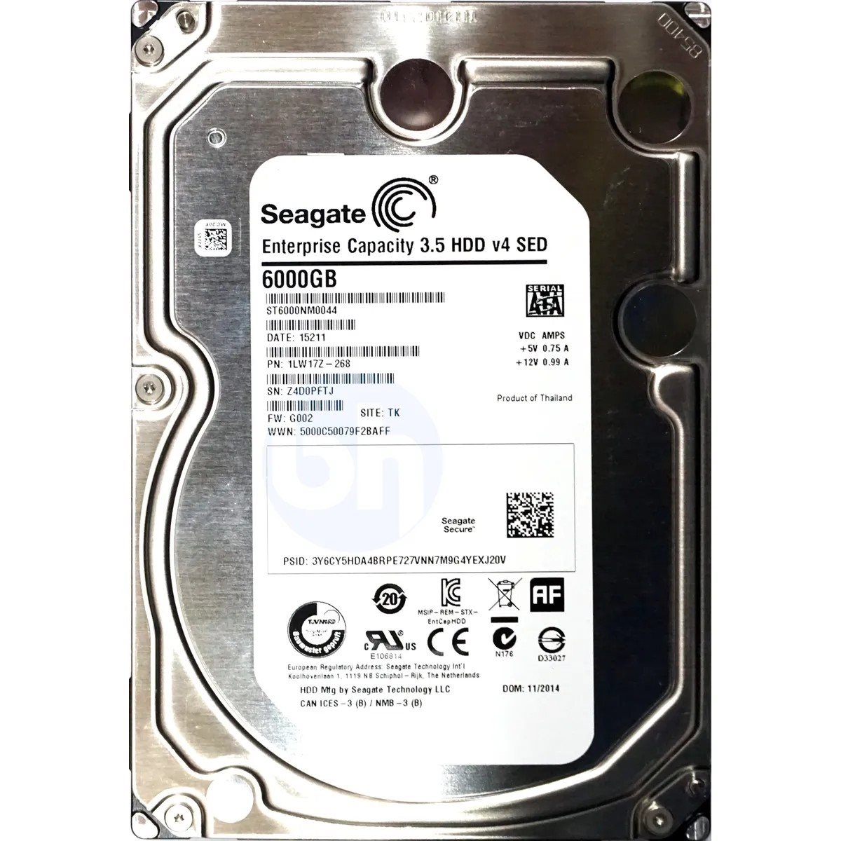 Image Жесткий диск Seagate ST8000NC0002 ISE Terascale Enterprise 3.5” HDD 8.0TB