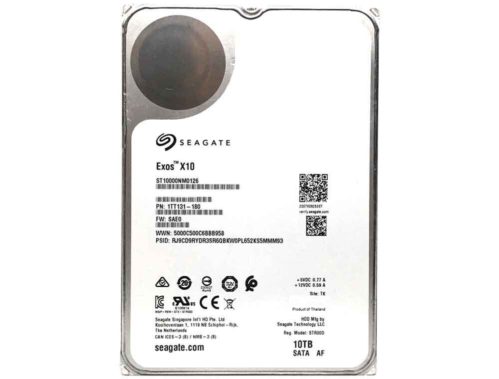 Image Жесткий диск Seagate ST10000NM0126 EXOS 3.5” HDD 10.0TB