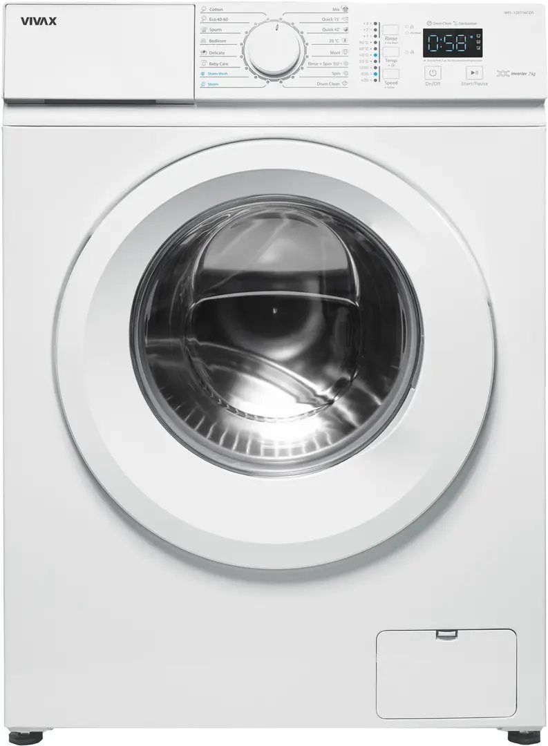 Image Mașina de spălat Vivax WFL-120716CDS White