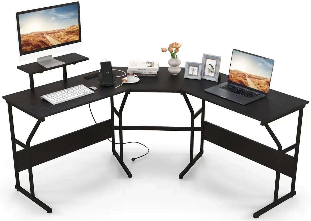 Image Стол компьютерный Costway CB10704DE-DK (Black)