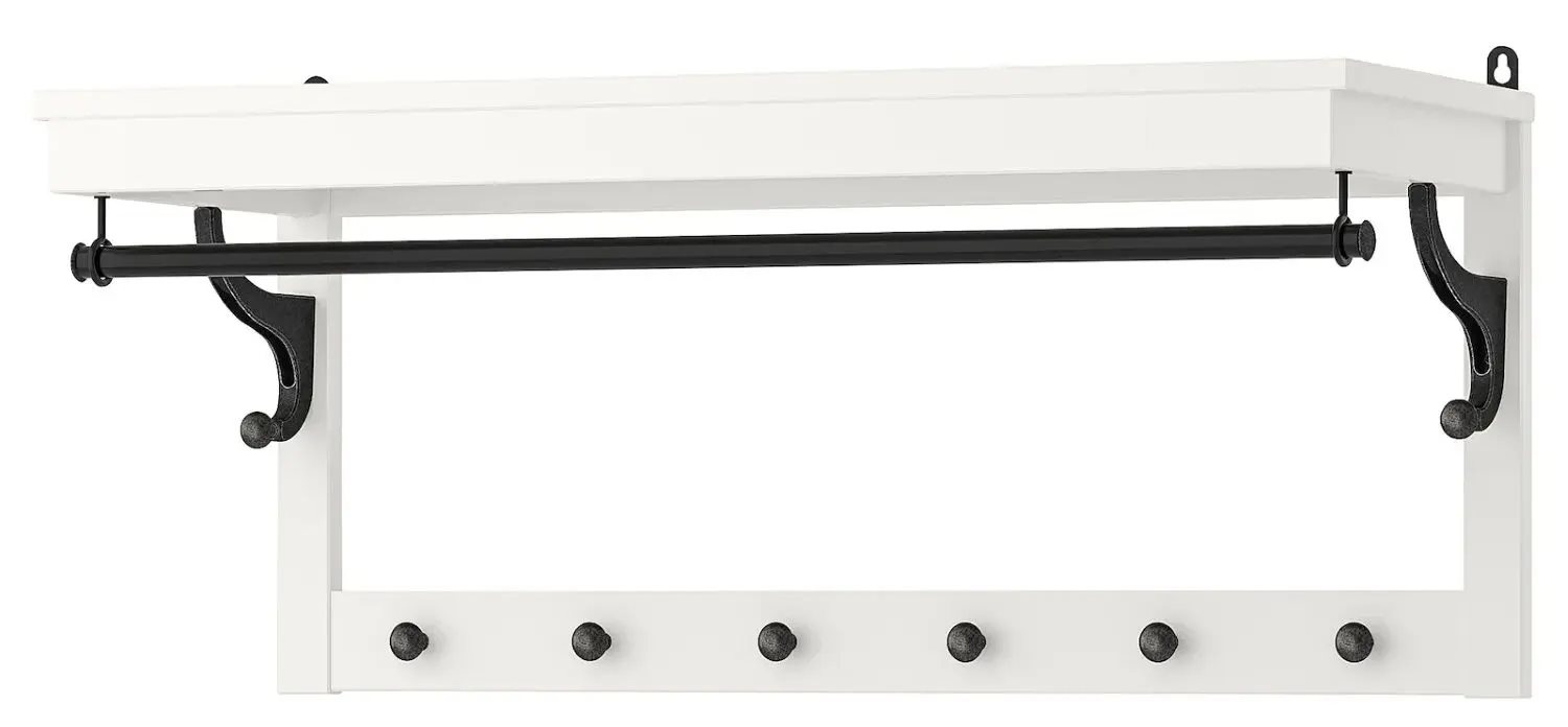 Image Cuier Ikea Hemnes 85cm (Alb)