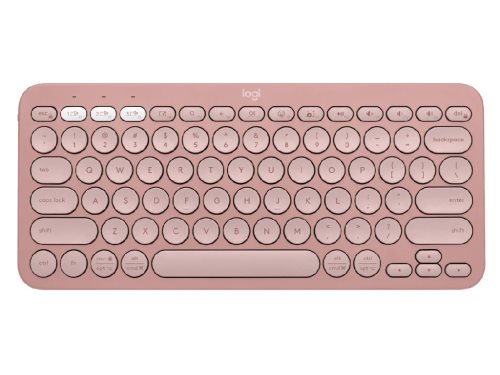 Image Tastatura Wireless Logitech Pebble Keys 2 K380s Bluetooth Keyboard Tonal Rose