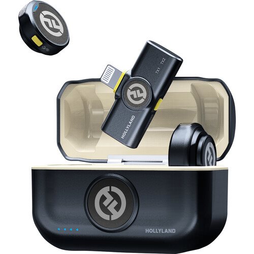 Image Microfon Hollyland Lark M2 Lighting,Shine Charcoal