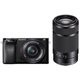 Image Aparat foto mirrorless SONY Alpha ILCE-6100AXB, 24.2MP, 4K, Wi-Fi, + Obiective