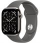 Image Apple Watch Series 11 GPS + LTE 42mm MF8N4 Natural Titanium Case Stone Grey Sport Band M/L
