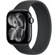 Image Apple watch Series 11 GPS + LTE 46mm MFC44 Jet Black Aluminium Case Black Sport Band - M/L
