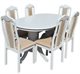 Image Комплект для кухни Marcel Prod DINING7 1+6, White/Beige