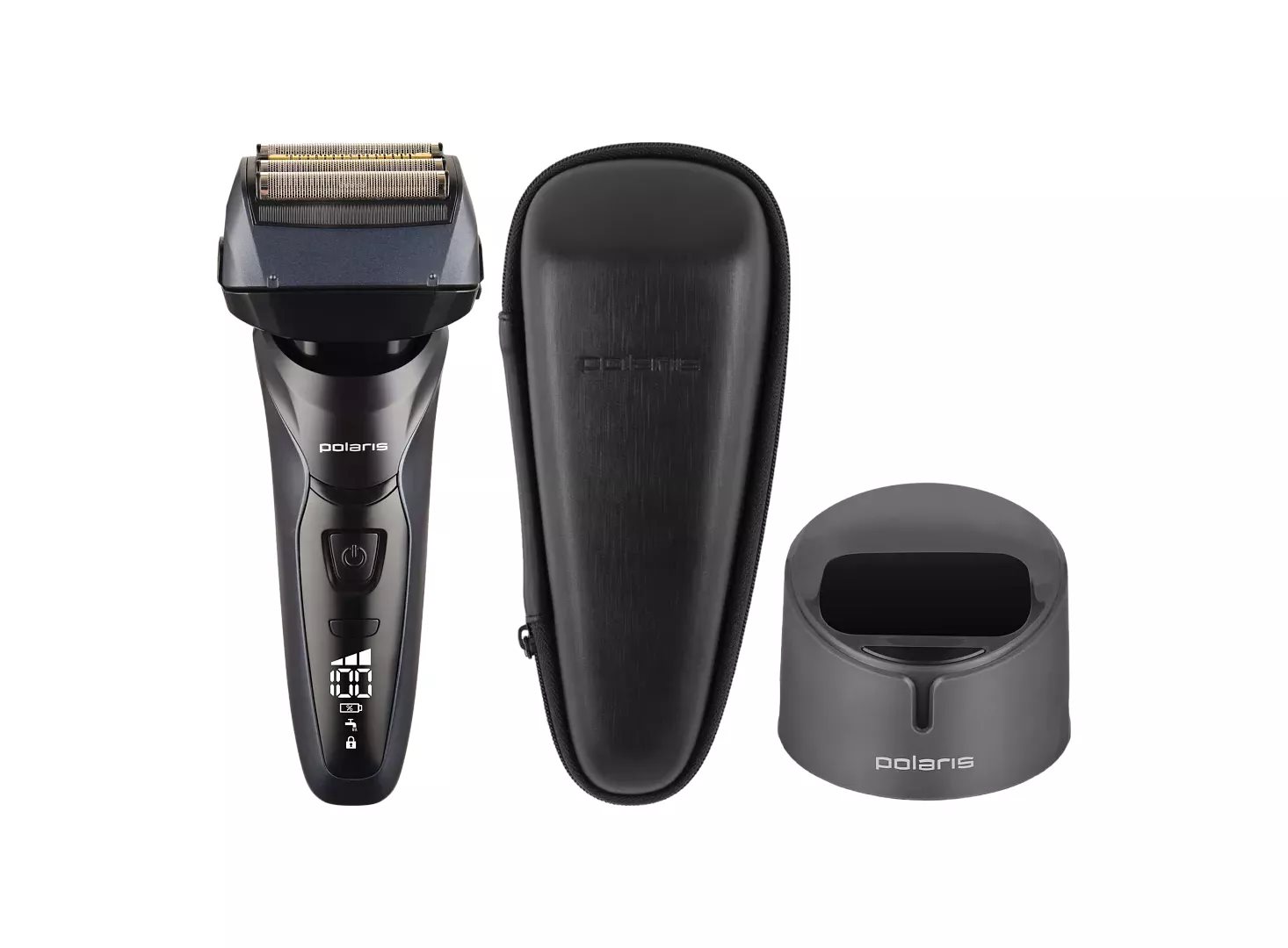 Image Эллектро бритва Polaris PMF 1016RC wet&dry 7D Prof 4+