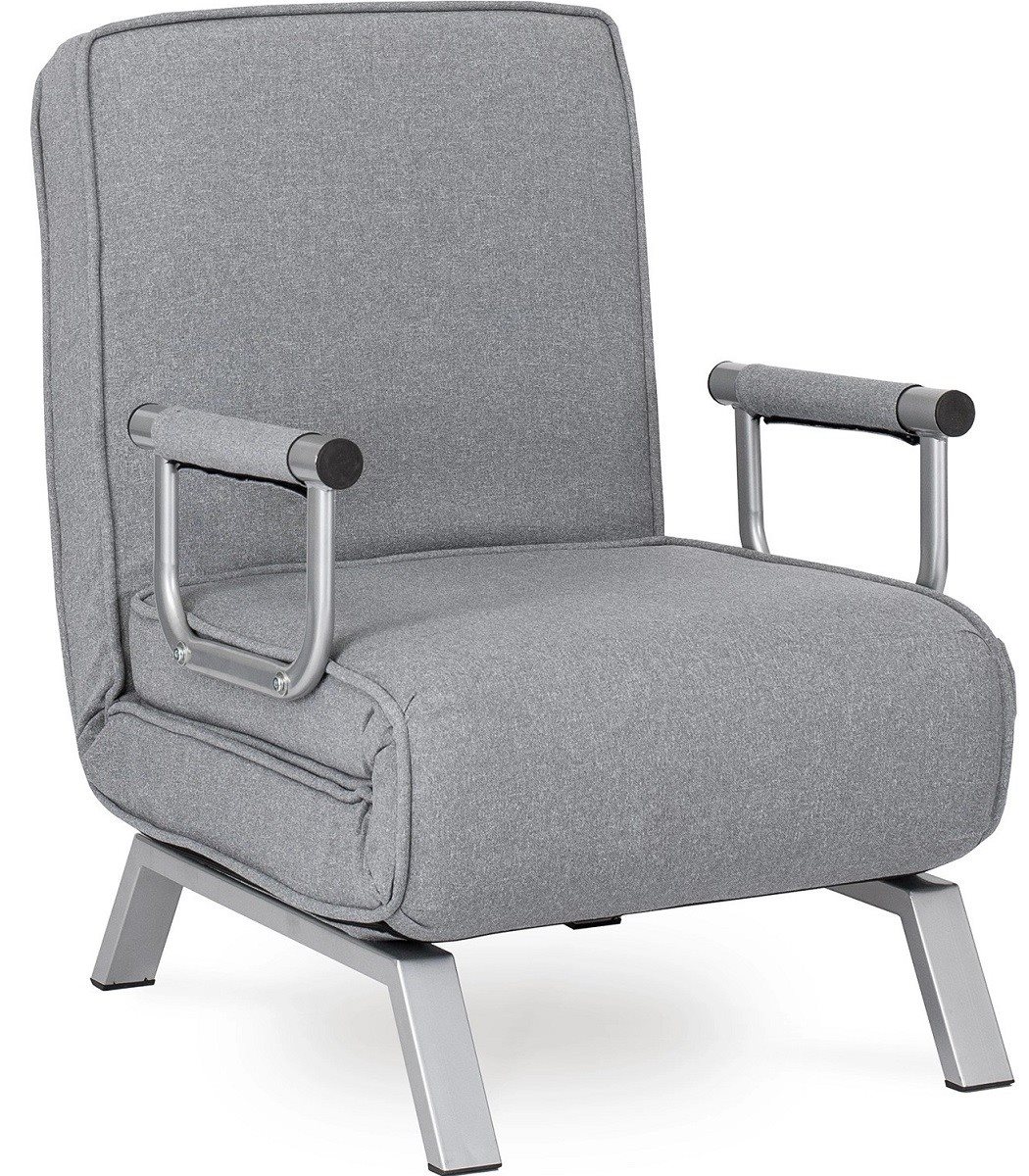 Image Кресло раскладное Mebel Elite Bart, Grey/Chrome