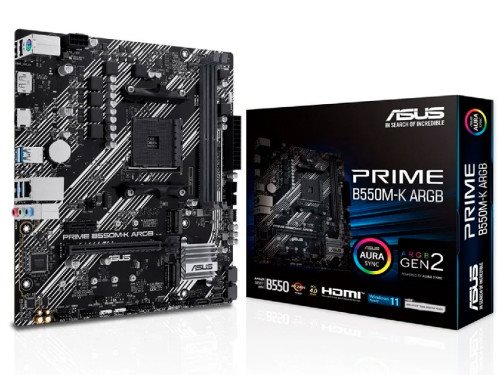Image Placă de bază ASUS PRIME B550M-K ARGB