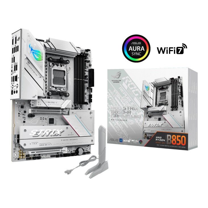 Image Материнская плата ASUS ROG STRIX B850-A GAMING WIFI, White