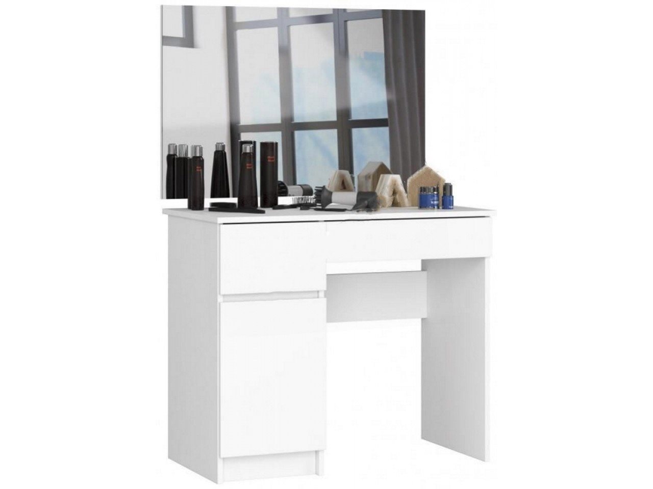 Image Туалетный столик Akord P-2/SL 90/900x600 Left, White