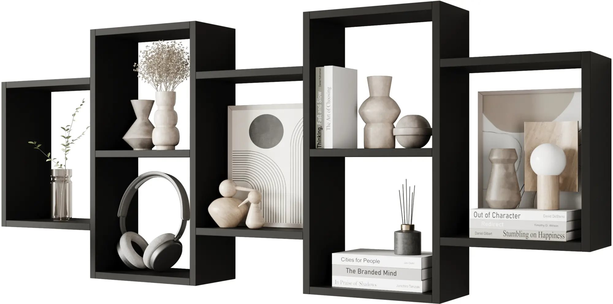 Image Полка Bratex Trio 001, Graphite Black