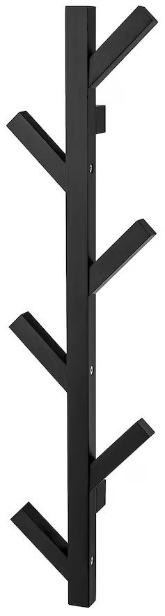 Image Вешалка Ikea Tjusig 78см, Black