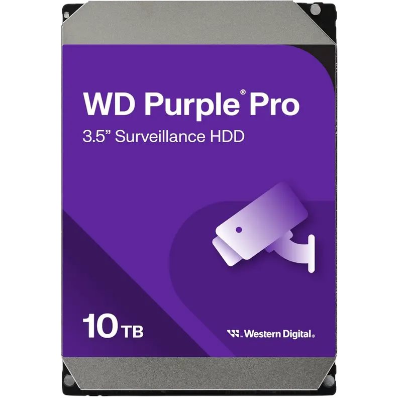 Image Hard disk Western Digital Purple Pro HDD 10.0TB (WD102PURP)
