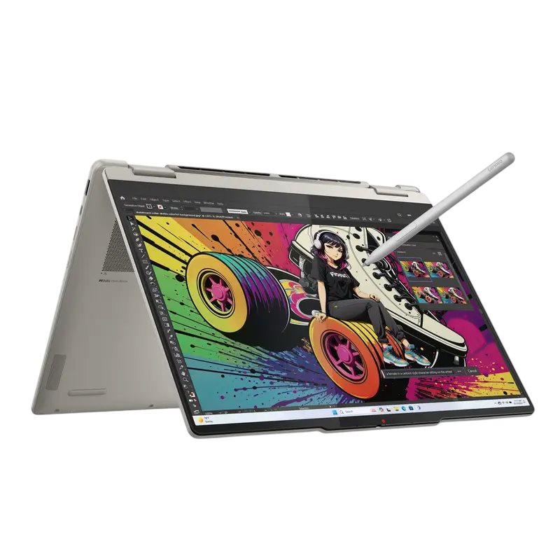 Image Ноутбук Lenovo Yoga 7 2-in-1 14AKP10 (Ryzen AI 5 340, 24Gb/1Tb) Beige